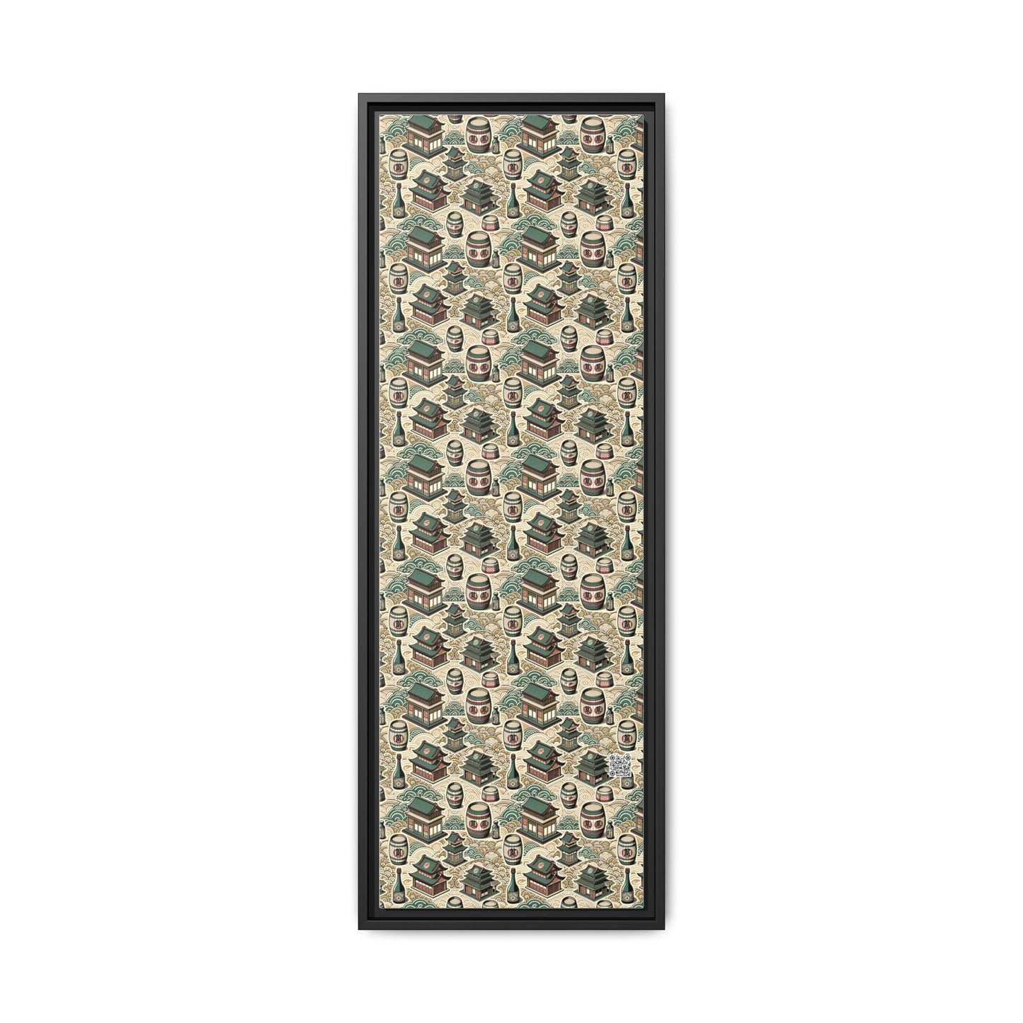Cultural Artisanal Fusion Contemporary Cultural Elegance Matte Canvas, Framed (multi-Color) - 8404 Design-68 B