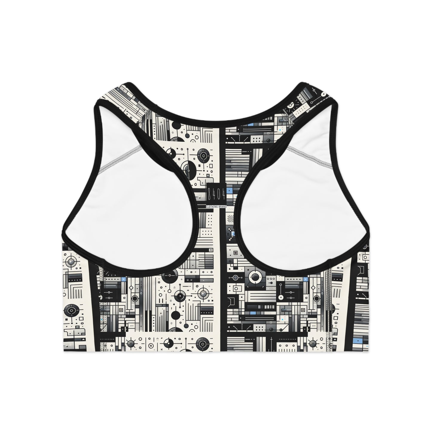 Digital Minimalism Minimalist Tech Sports Bra - 8404 Design-66