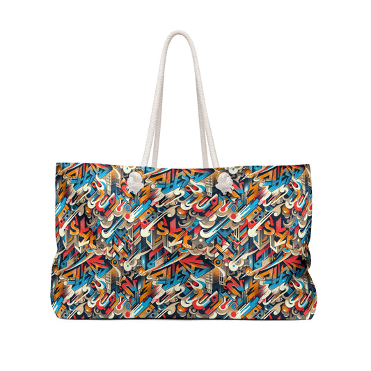Neo-Traditional Street Art Modern Street Art Fusion Weekender Bag - 8404 Design-44