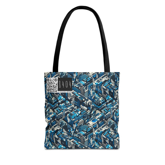 Tech Urban Camo Tech-Forward Streetwear With a Futuristic Military Edge Tote Bag - 8404 Design-51
