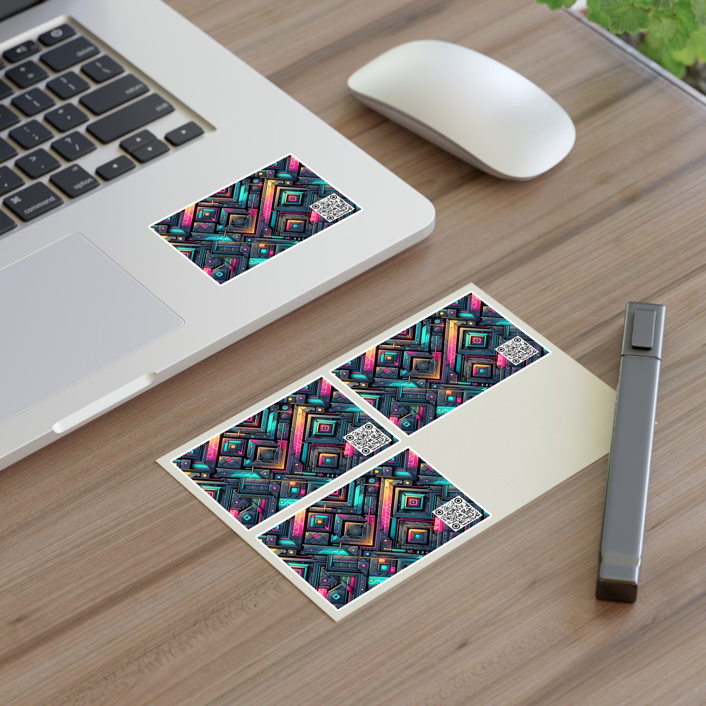 Tech-Inspired Graphics Cyberpunk Cool Sticker Sheets - 8404 Design-67