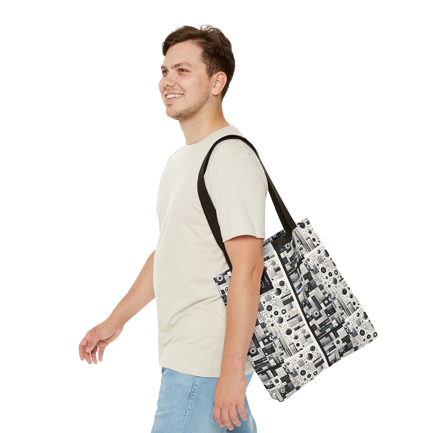 Digital Minimalism Minimalist Tech Tote Bag - 8404 Design-66