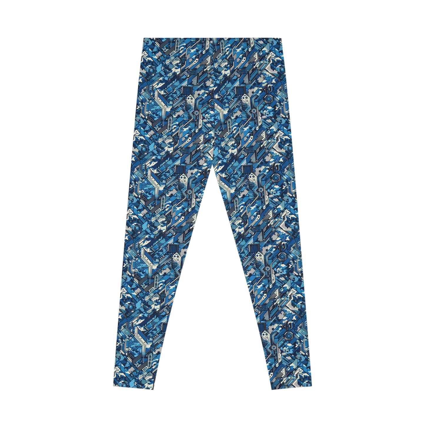 Tech Urban Camo Tech-Forward Streetwear With a Futuristic Military Edge Stretch Leggings - 8404 Design-39