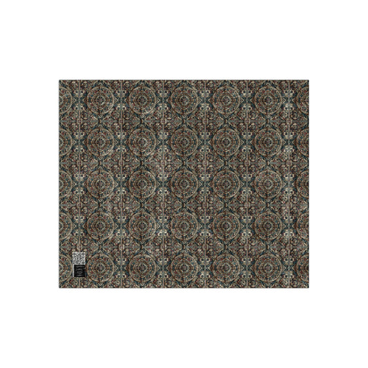 Urban Renaissance Historical Fusion With Street Edge Crushed Velvet Blanket - 8404 Design-57