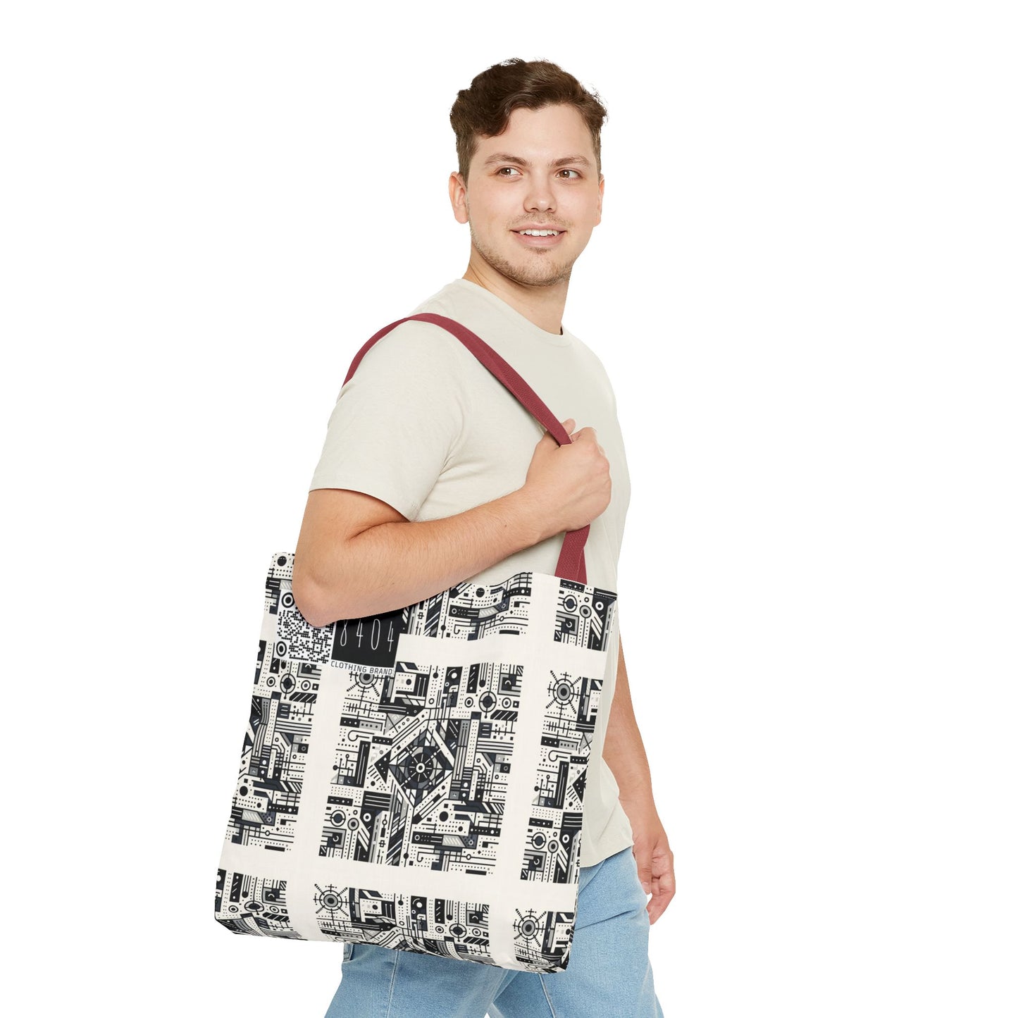 Digital Minimalism Minimalist Tech Tote Bag - 8404 Design-47