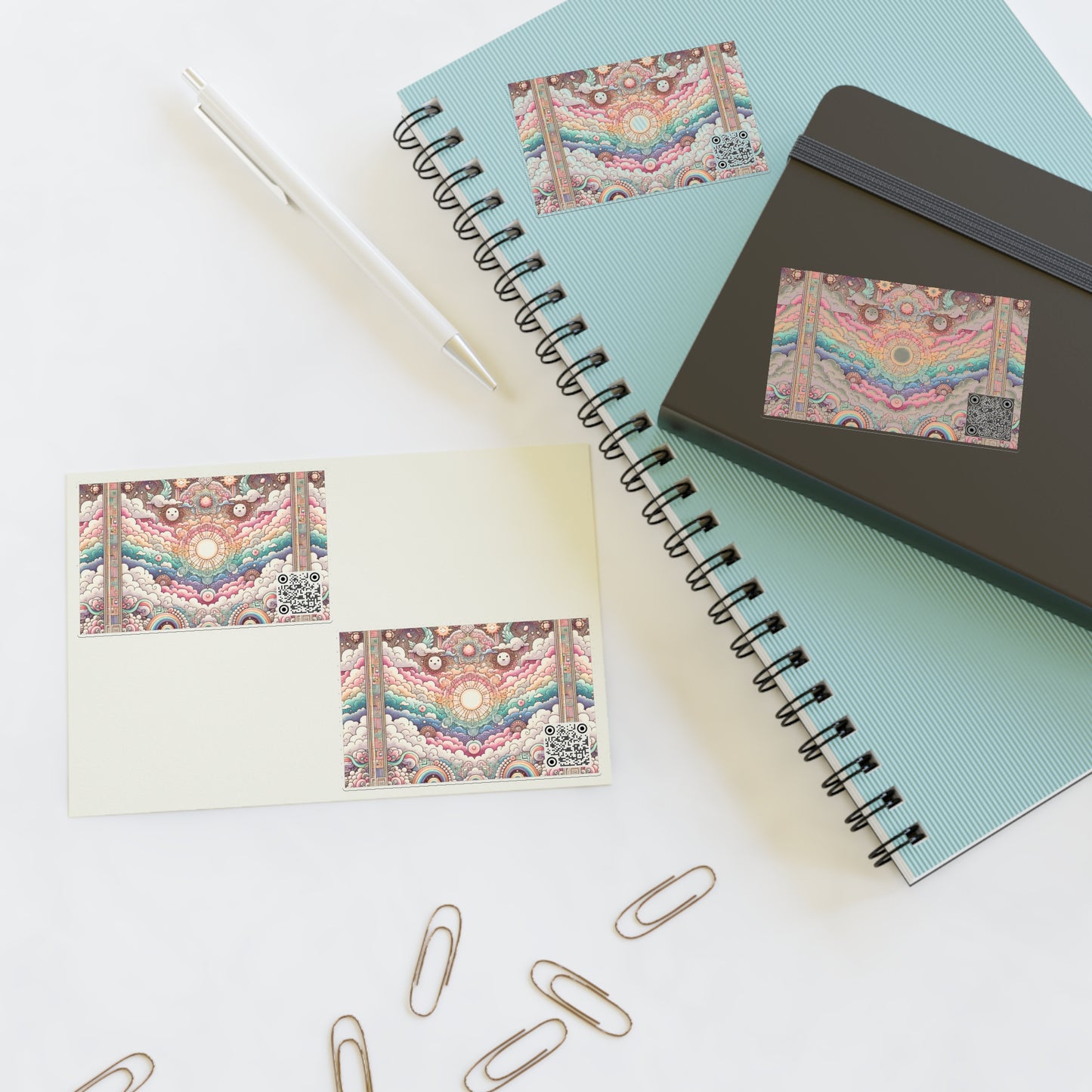 Digital Dreamland Whimsical and Nostalgic Streetwear With a Digital Twist Sticker Sheets - 8404 Design-56