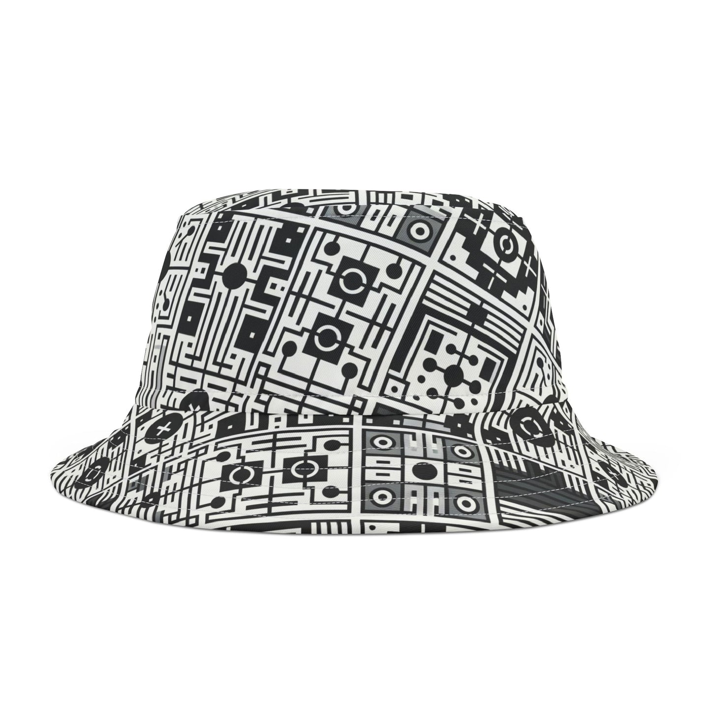 Digital Minimalism Minimalist Tech Bucket Hat - 8404 Design-55