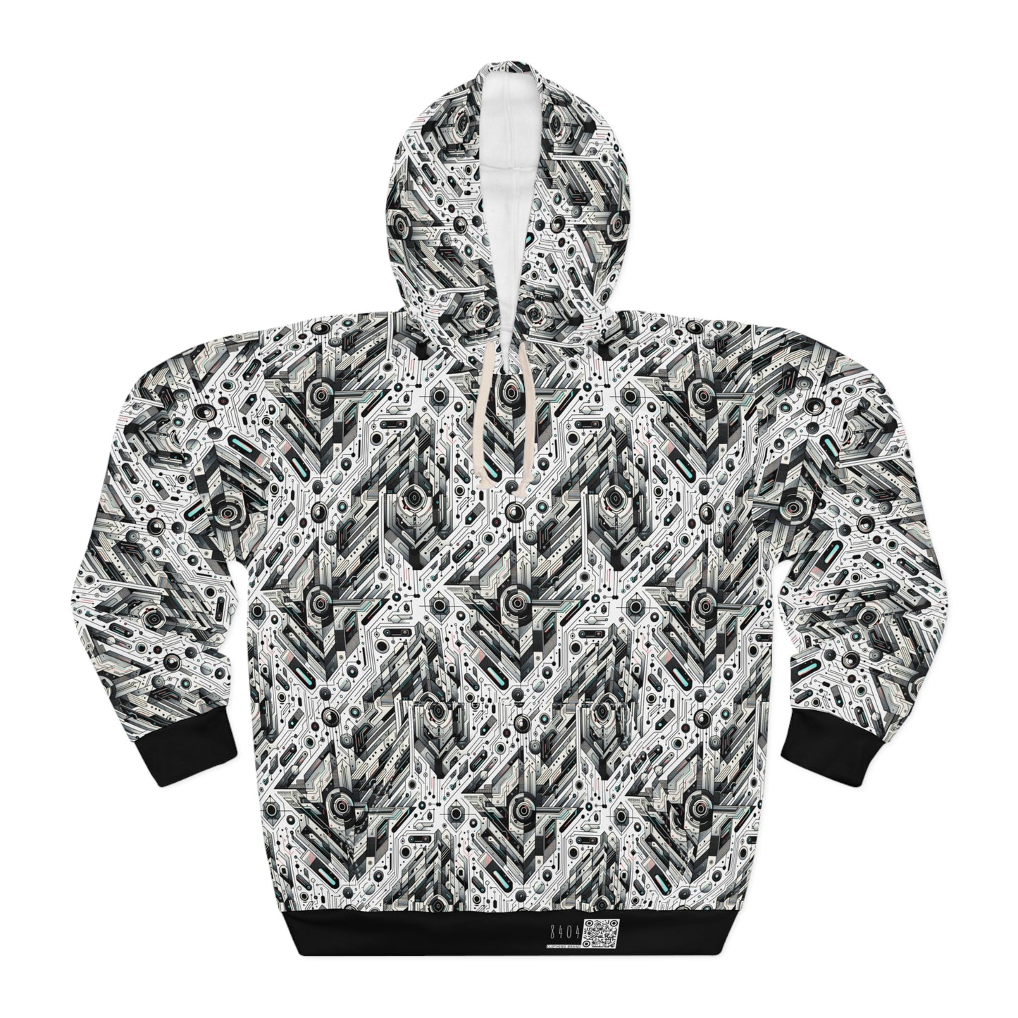 Tech-Infused Streetwear Tech-Forward Minimalism Pullover Hoodie - 8404 Design-51