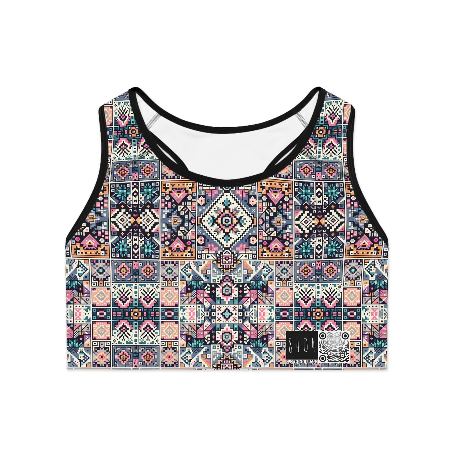 Digital Artisanal Fusion Digital Artisanal Sports Bra - 8404 Design-65