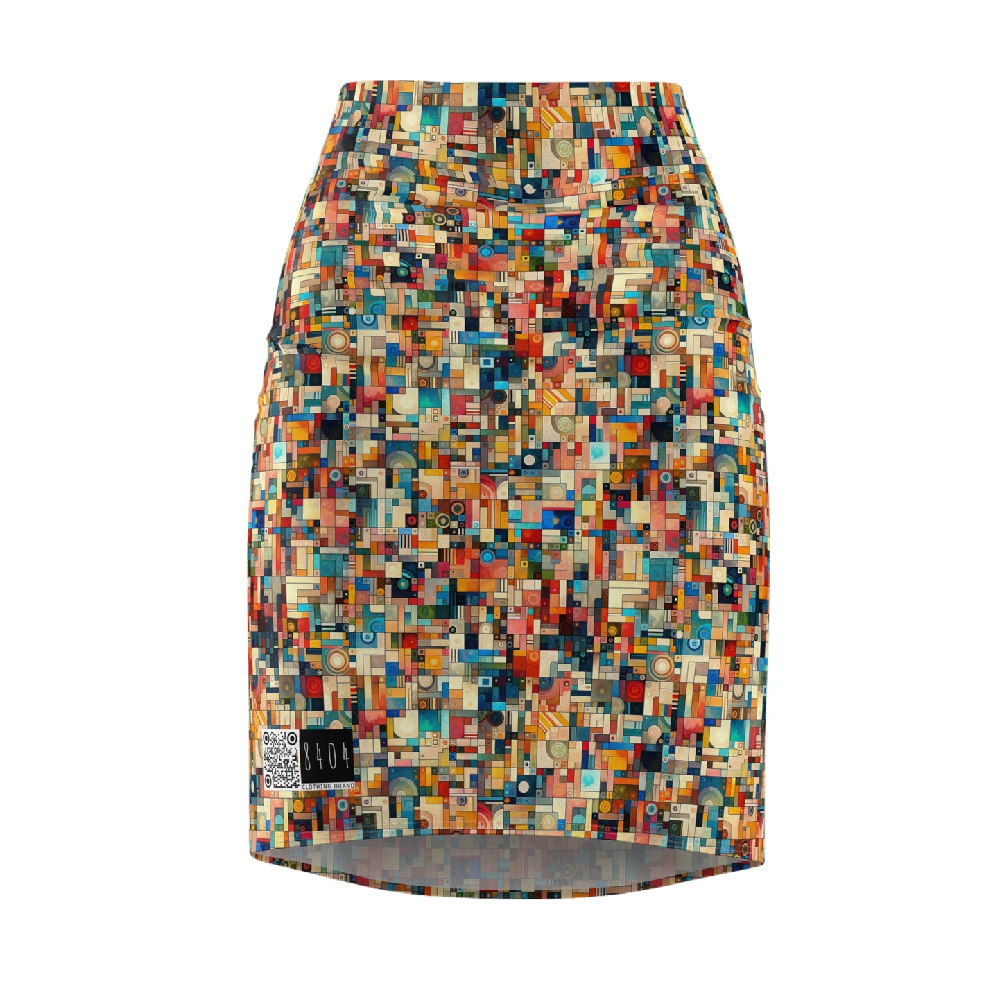 Digital Artistic Expression Artistic Streetwear Women's Pencil Skirt - 8404 Design-46