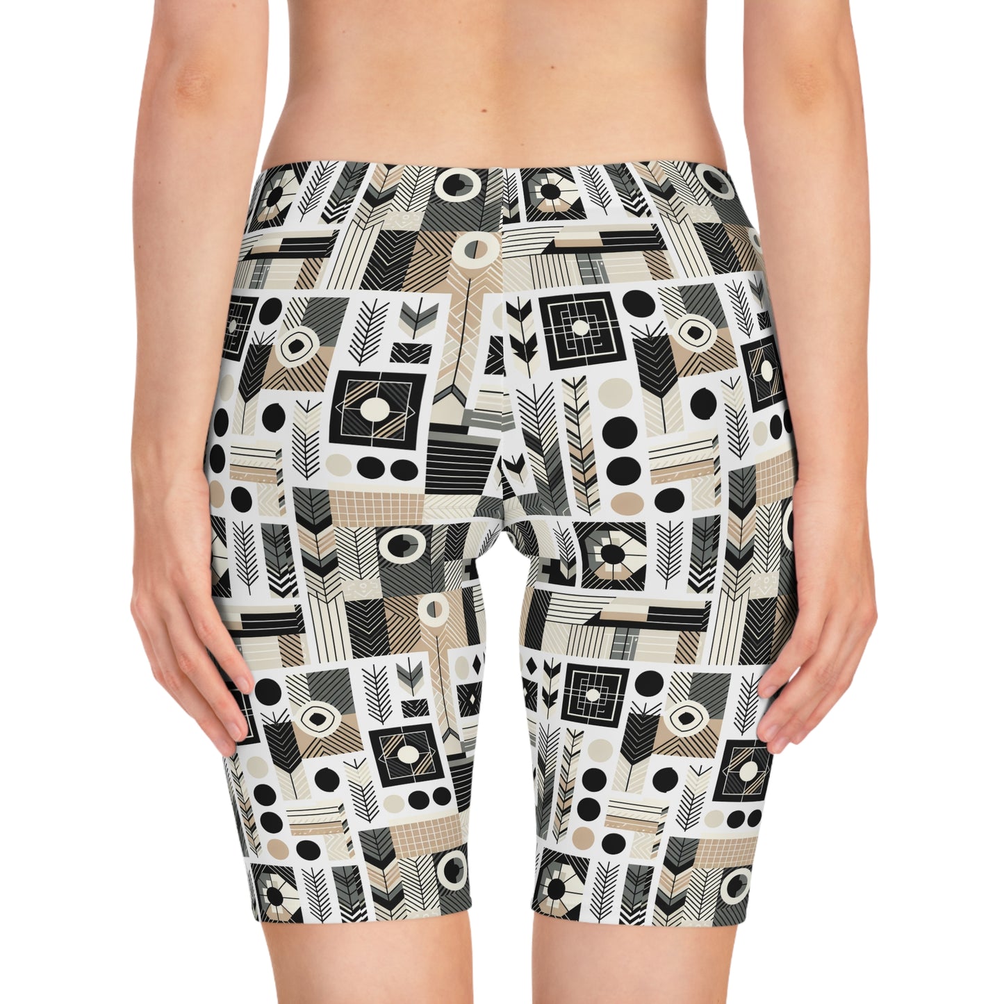 Elevated Athleisure Modern Sophistication With Sporty Elements Women's Bike Shorts - 8404 Design-57