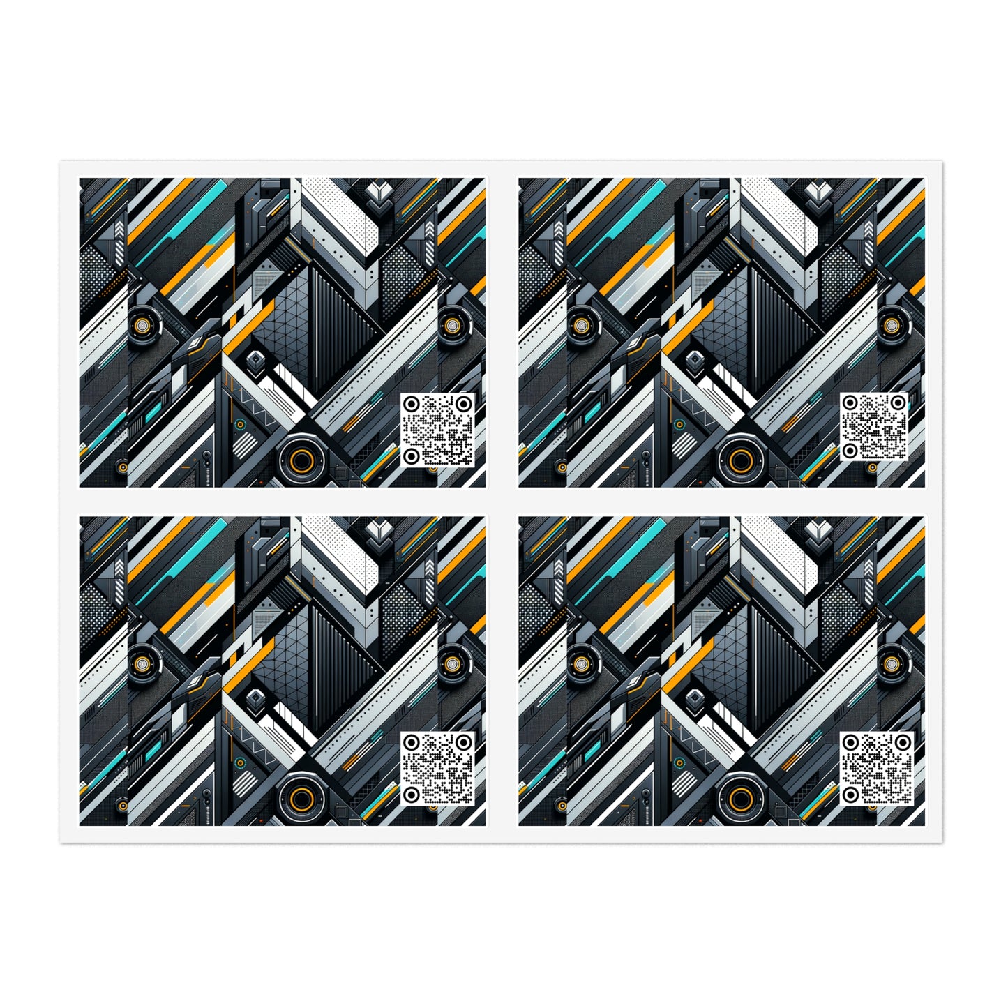 Tech Athletic Fusion Tech-Forward Athletic Sticker Sheets - 8404 Design-65