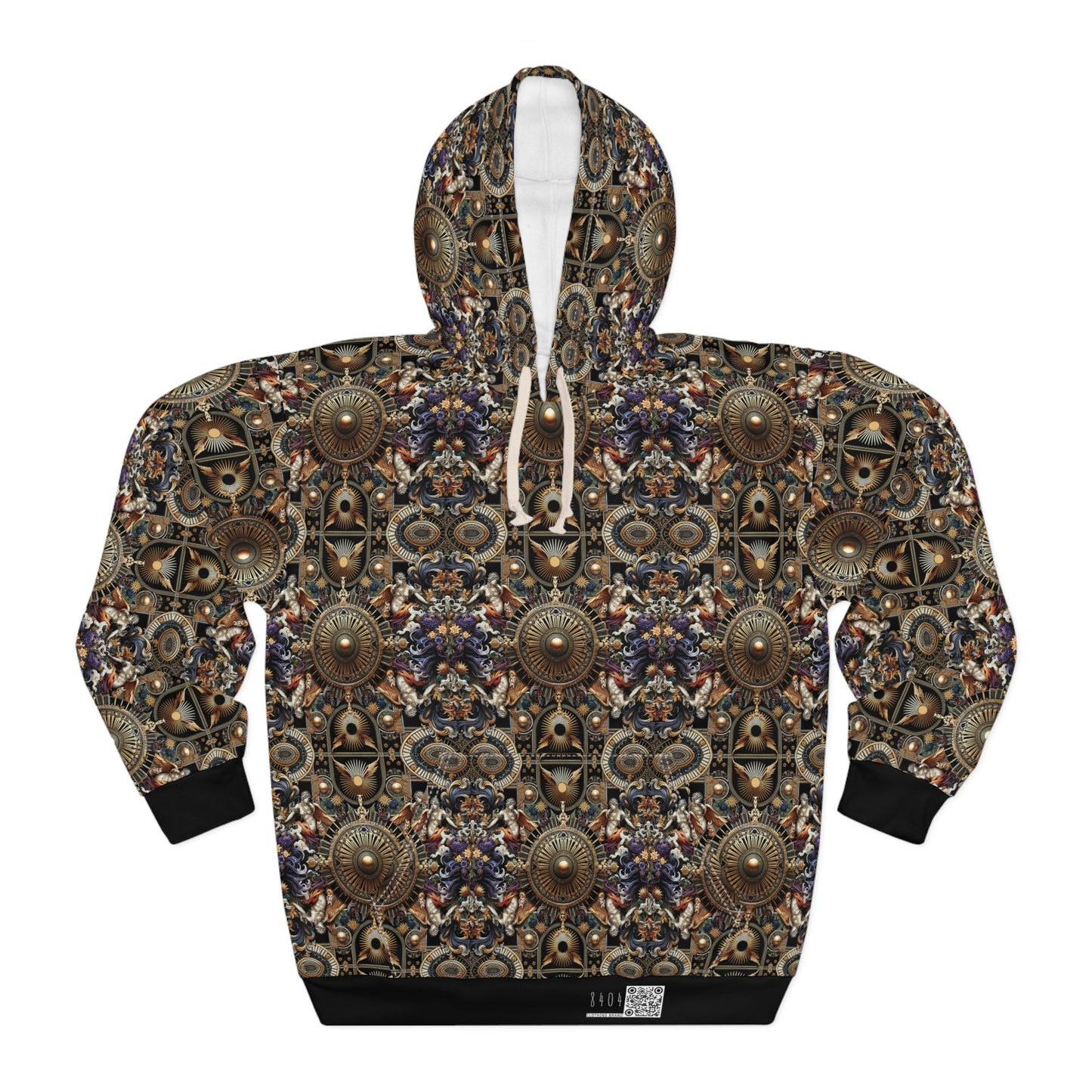 Digital Renaissance Luxurious Streetwear Inspired By Classical Art With a Modern Twist Pullover Hoodie - 8404 Design-55
