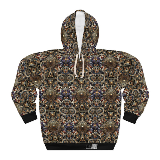 Digital Renaissance Luxurious Streetwear Inspired By Classical Art With a Modern Twist Pullover Hoodie - 8404 Design-55