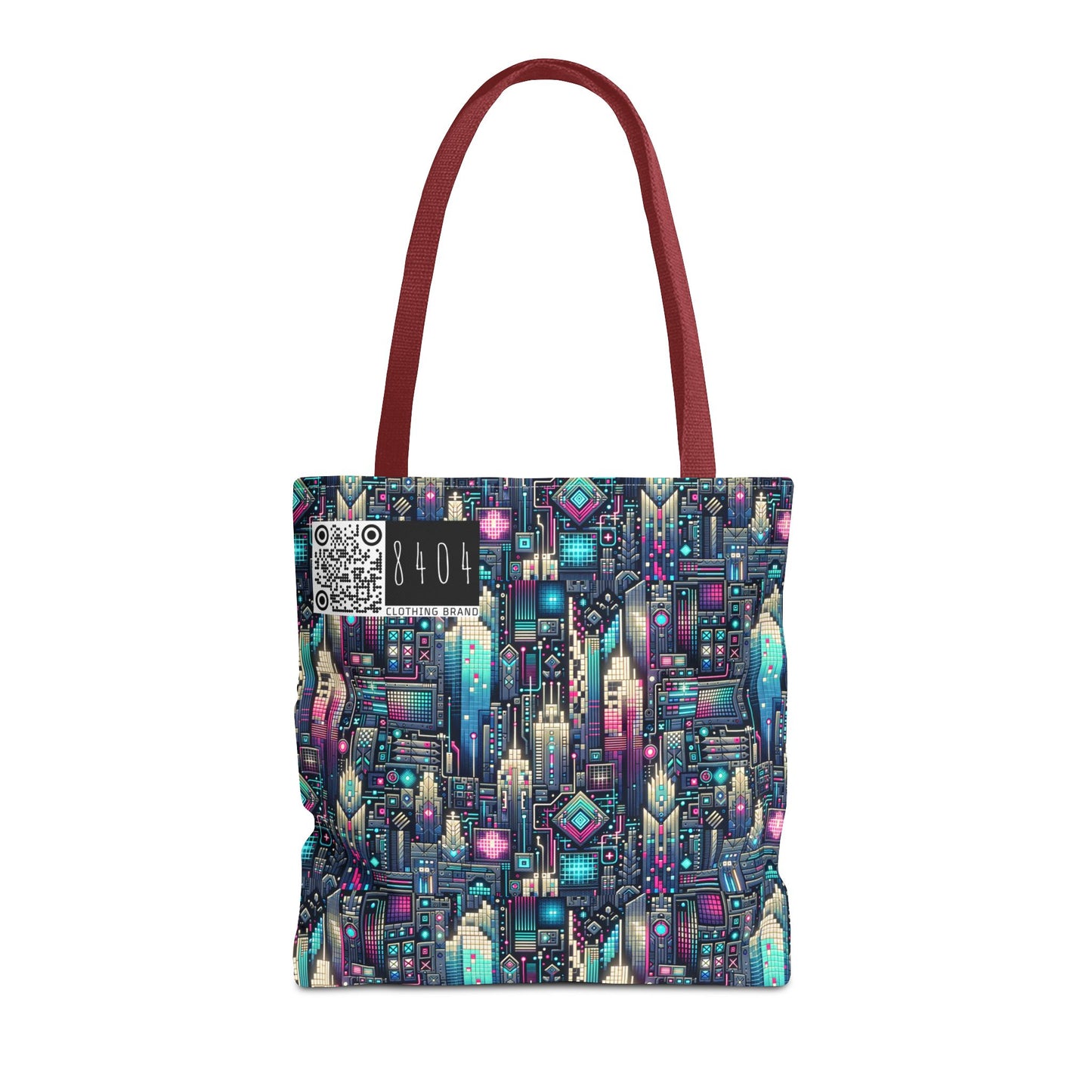Digital Renaissance Tech-Forward Maximalism Tote Bag - 8404 Design-56