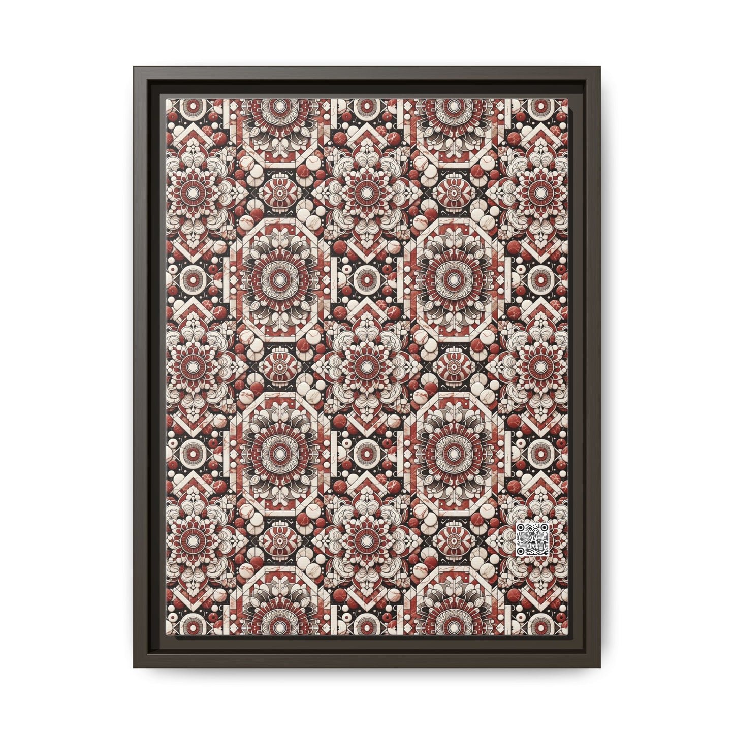 Neo Jomon Sculptural Aesthetics Artisanal Streetwear Matte Canvas, Framed (multi-Color) - 8404 Design-55 A