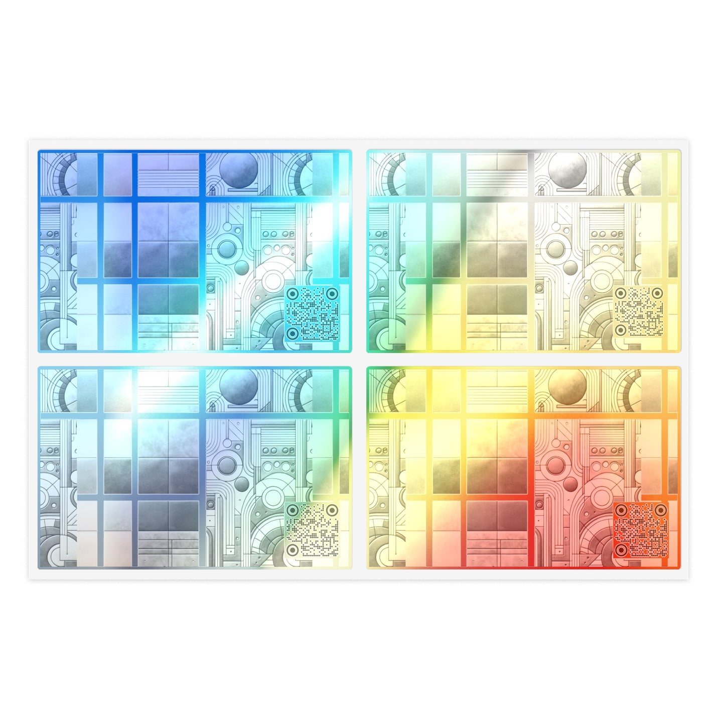 Tech Utility Chic Tech-Forward Minimalist Sticker Sheets - 8404 Design-59