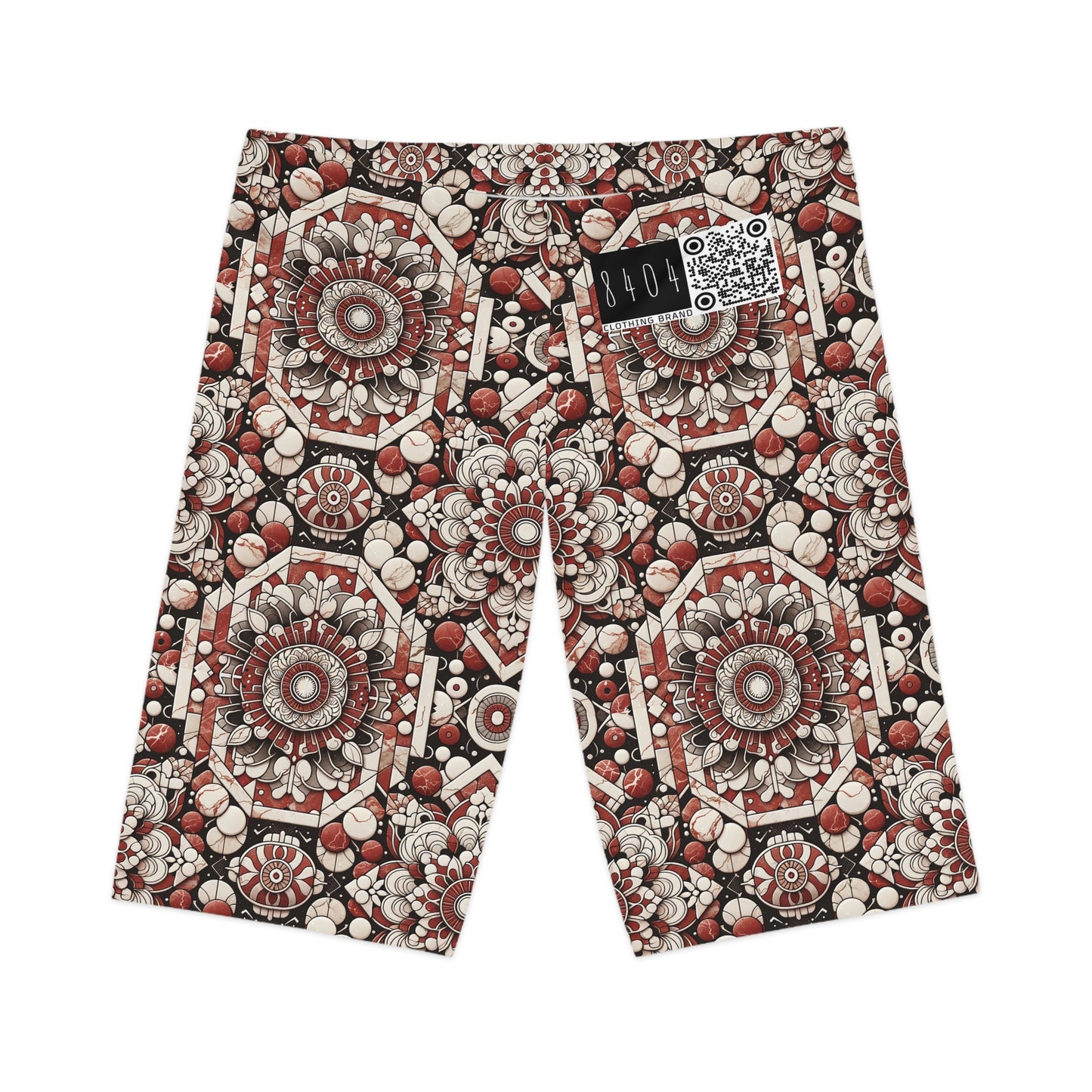 Neo Jomon Sculptural Aesthetics Artisanal Streetwear Women's Bike Shorts - 8404 Design-55