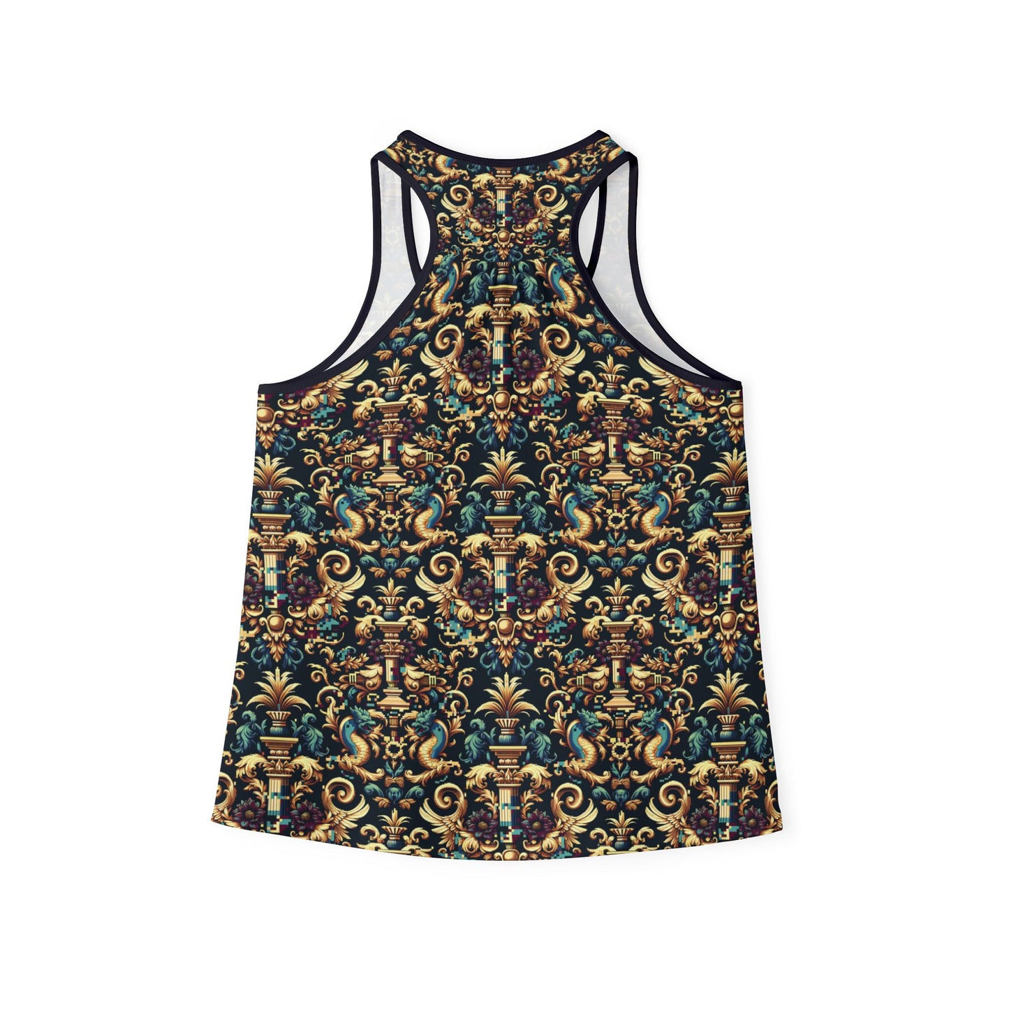 Digital Renaissance Modern Baroque Fusion Women's Tank Top - 8404 Design-57