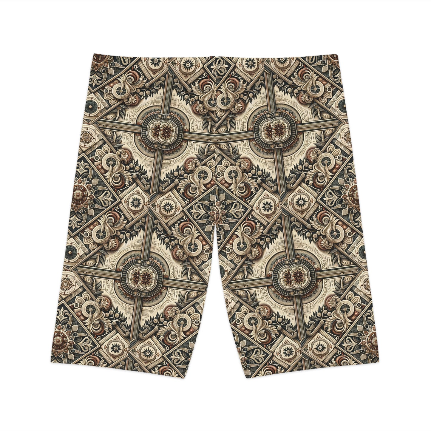 Graphic Workwear Capsule Artisanal Workwear Fusion Women's Bike Shorts - 8404 Design-61