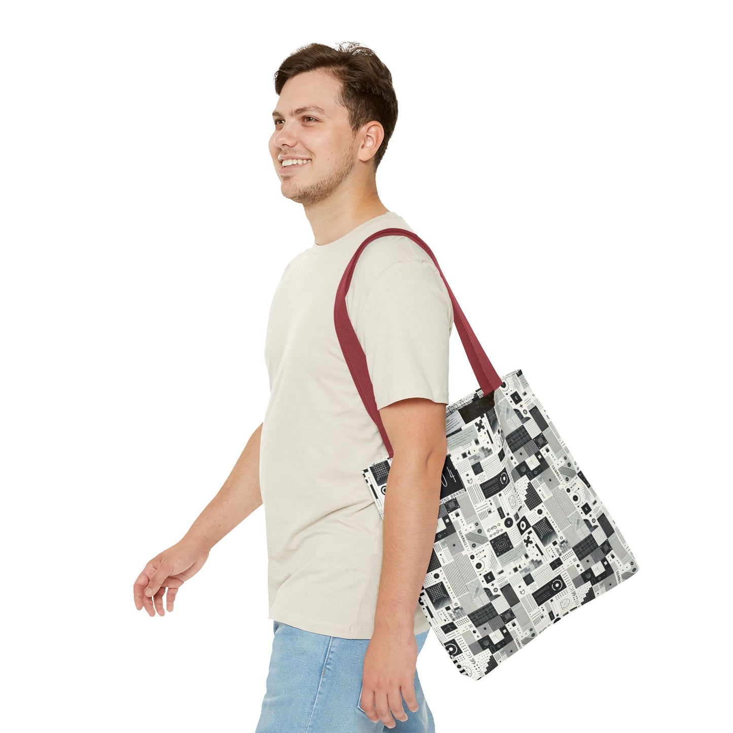 Digital Minimalism Minimalist Tech Tote Bag - 8404 Design-50