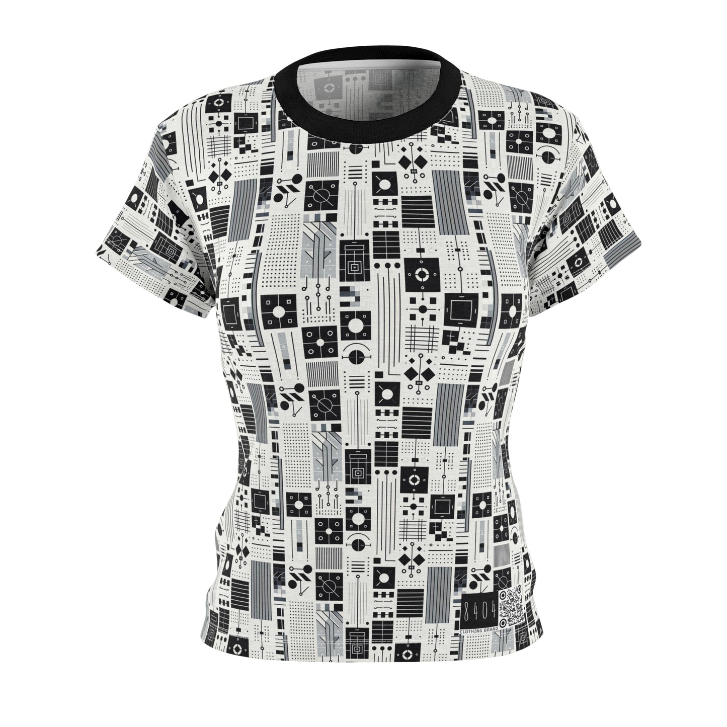 Digital Minimalism Minimalist Tech Women's Cut & Sew Tee - 8404 Design-54