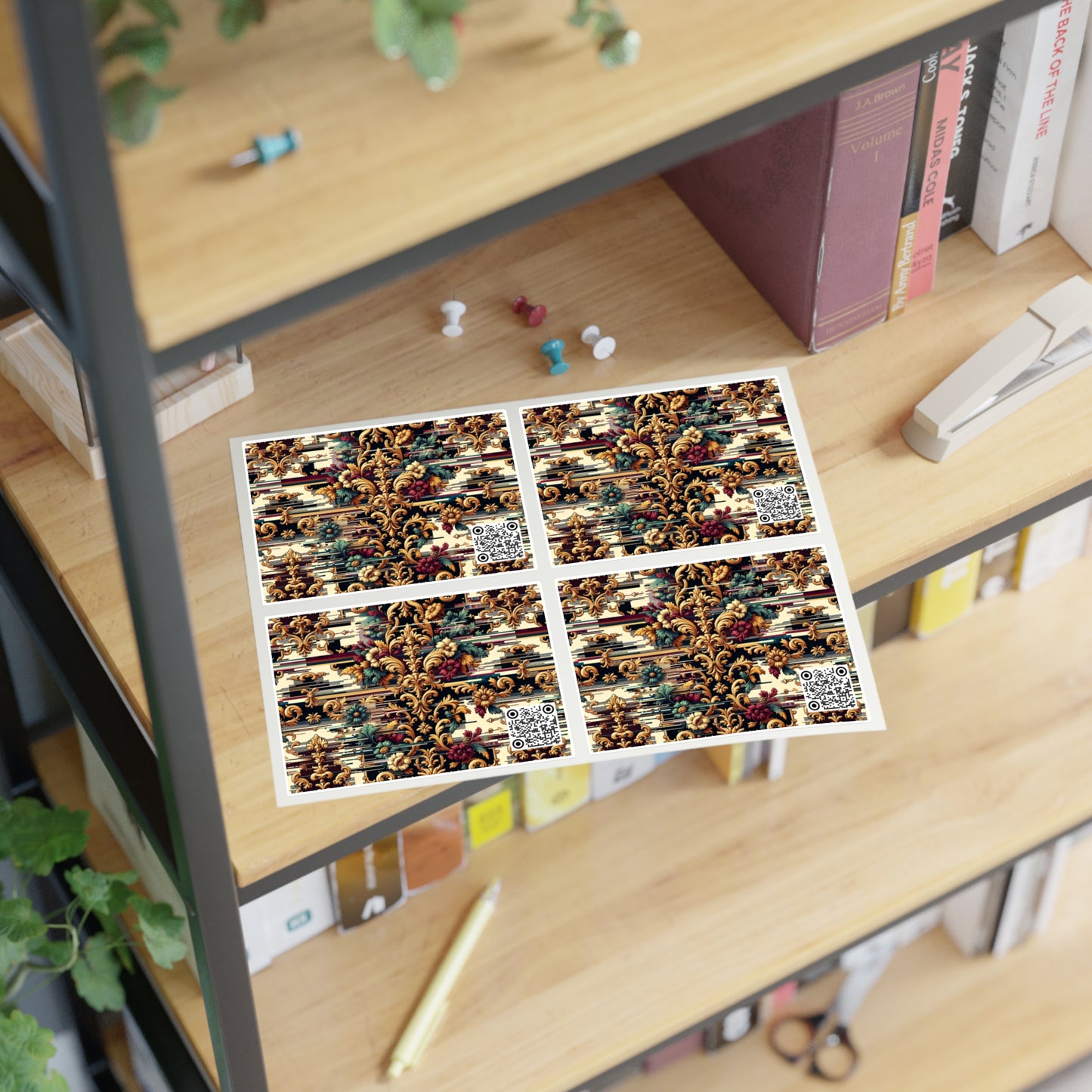 Digital Renaissance Modern Baroque Fusion Sticker Sheets - 8404 Design-63