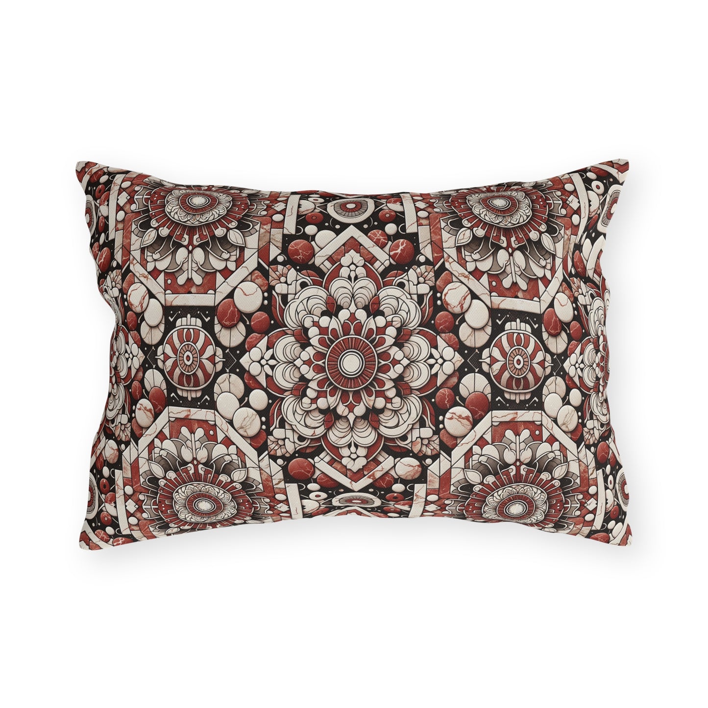 Neo Jomon Sculptural Aesthetics Artisanal Streetwear Outdoor Pillow - 8404 Design-55