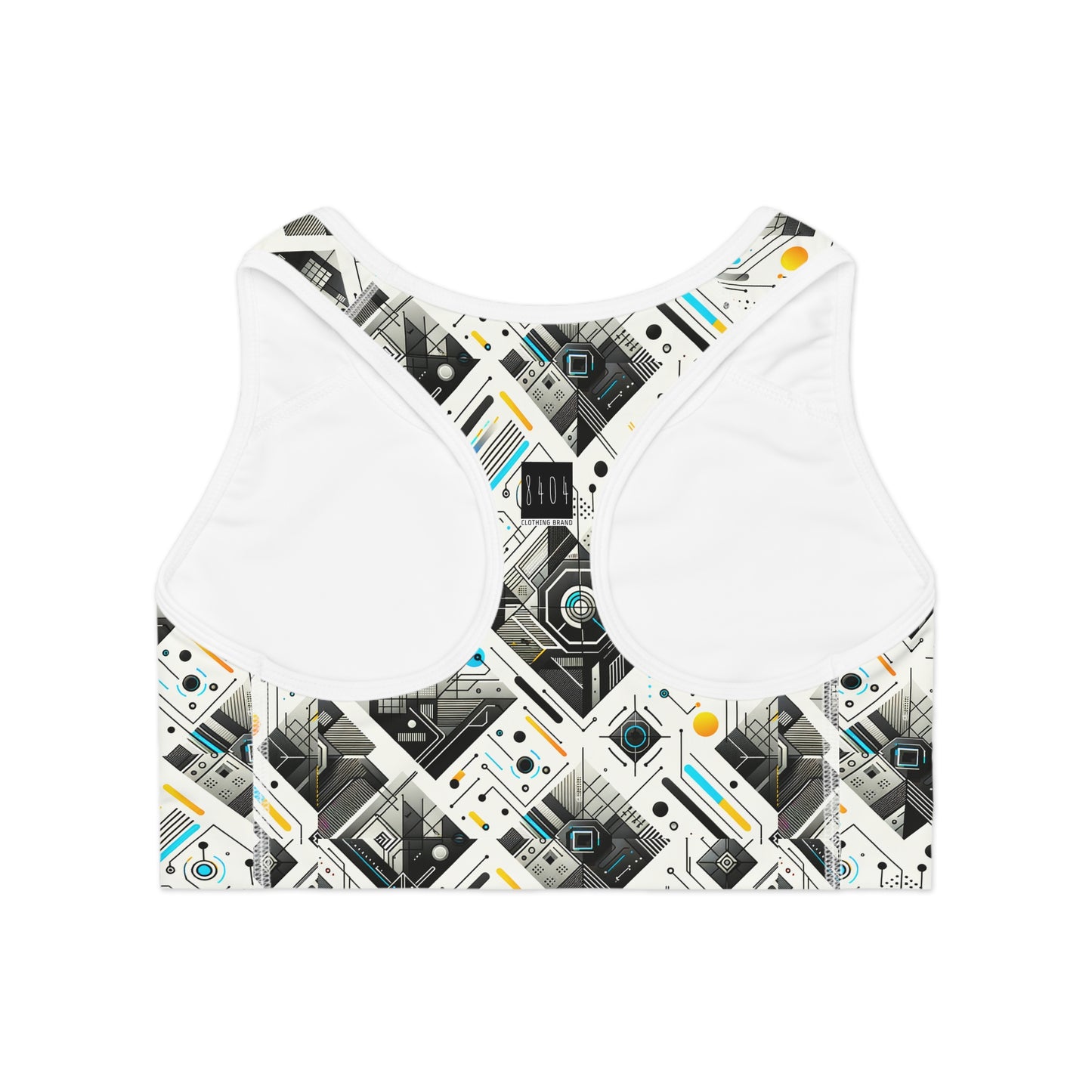 Tech Minimalism Minimalist Tech Sports Bra - 8404 Design-47