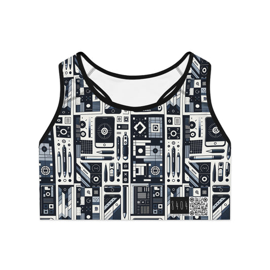 Minimalist Athleisure Minimalist Tech Sports Bra - 8404 Design-60