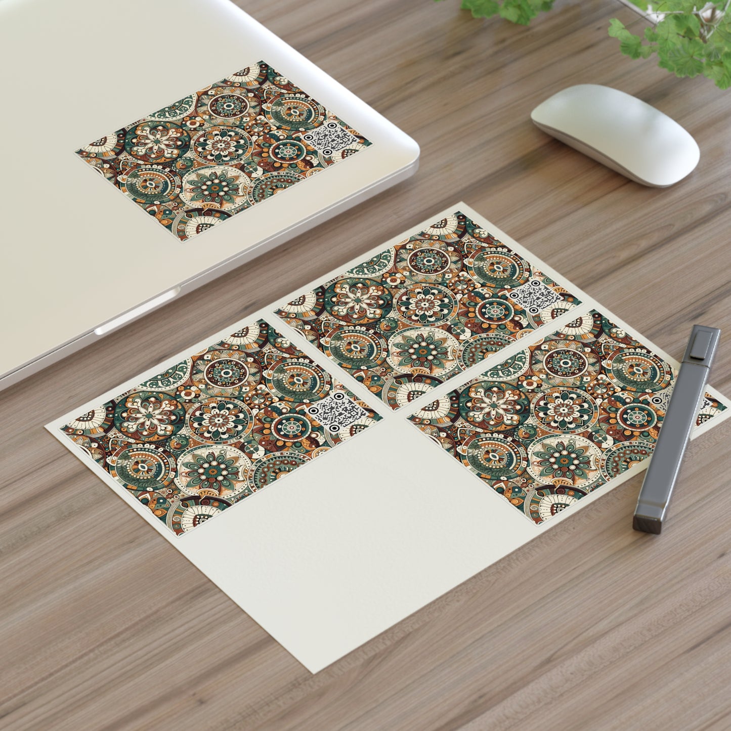 Cultural Artisanal Fusion Cultural Artisanal Streetwear Sticker Sheets - 8404 Design-61