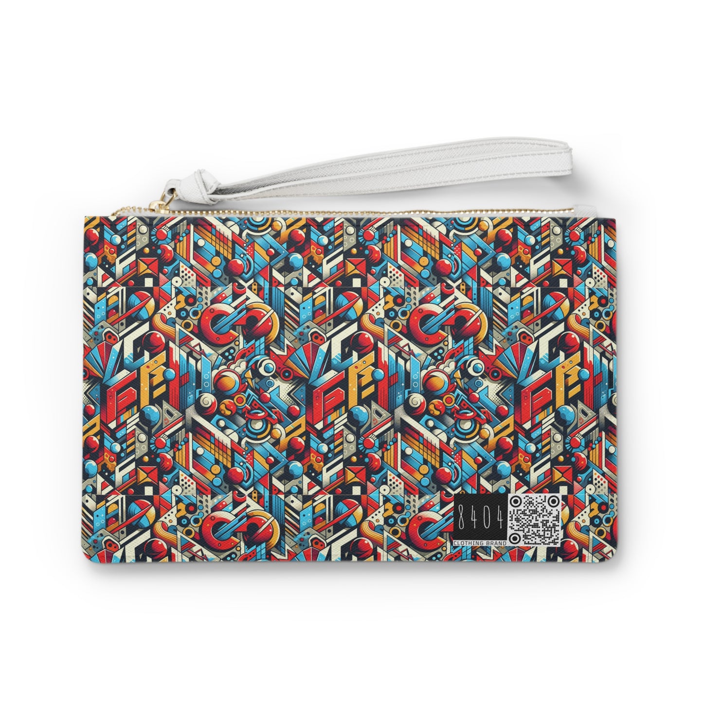 Neo-Traditional Street Art Modern Street Art Fusion Clutch Bag - 8404 Design-67