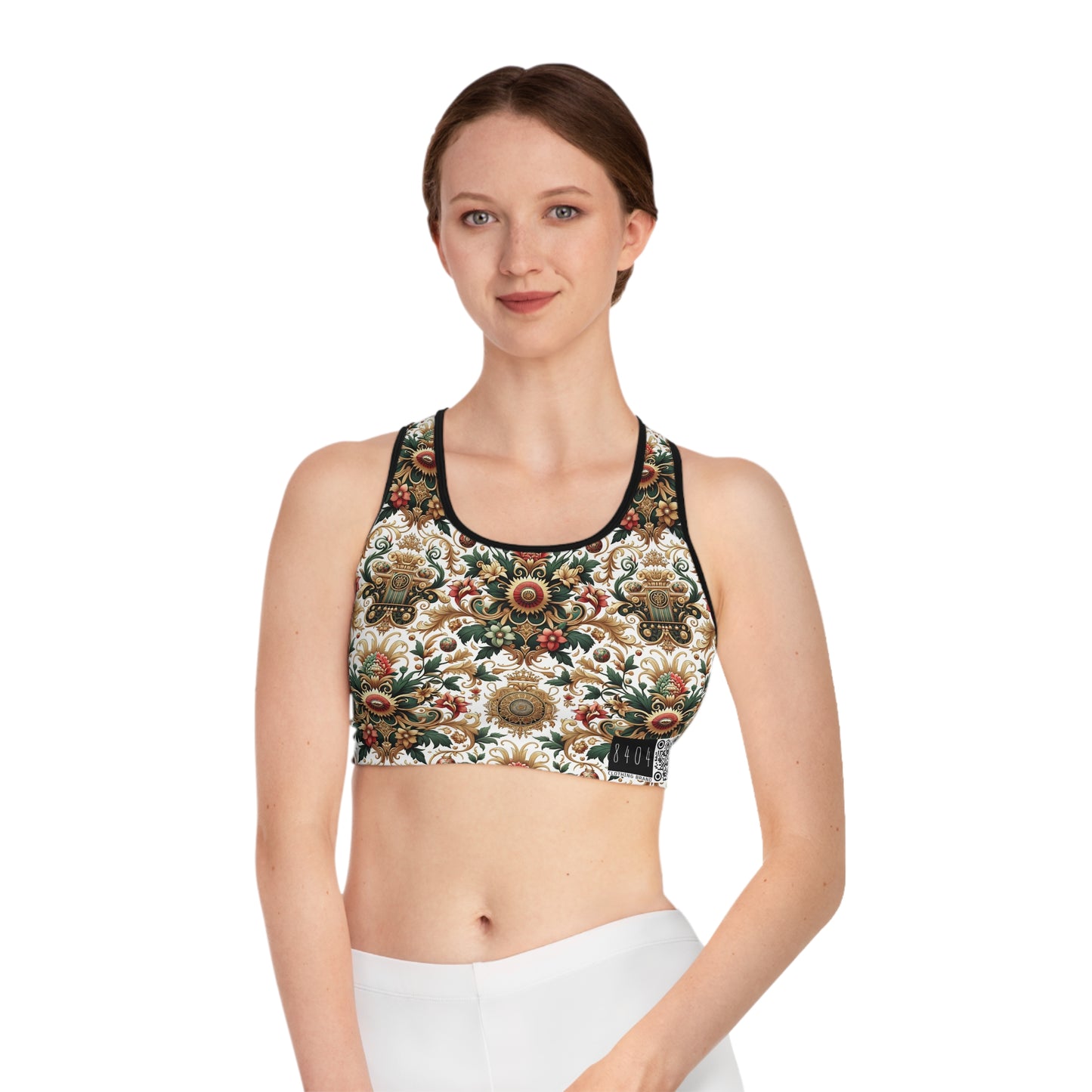 Monogram Madness Luxurious Streetwear Sports Bra - 8404 Design-68