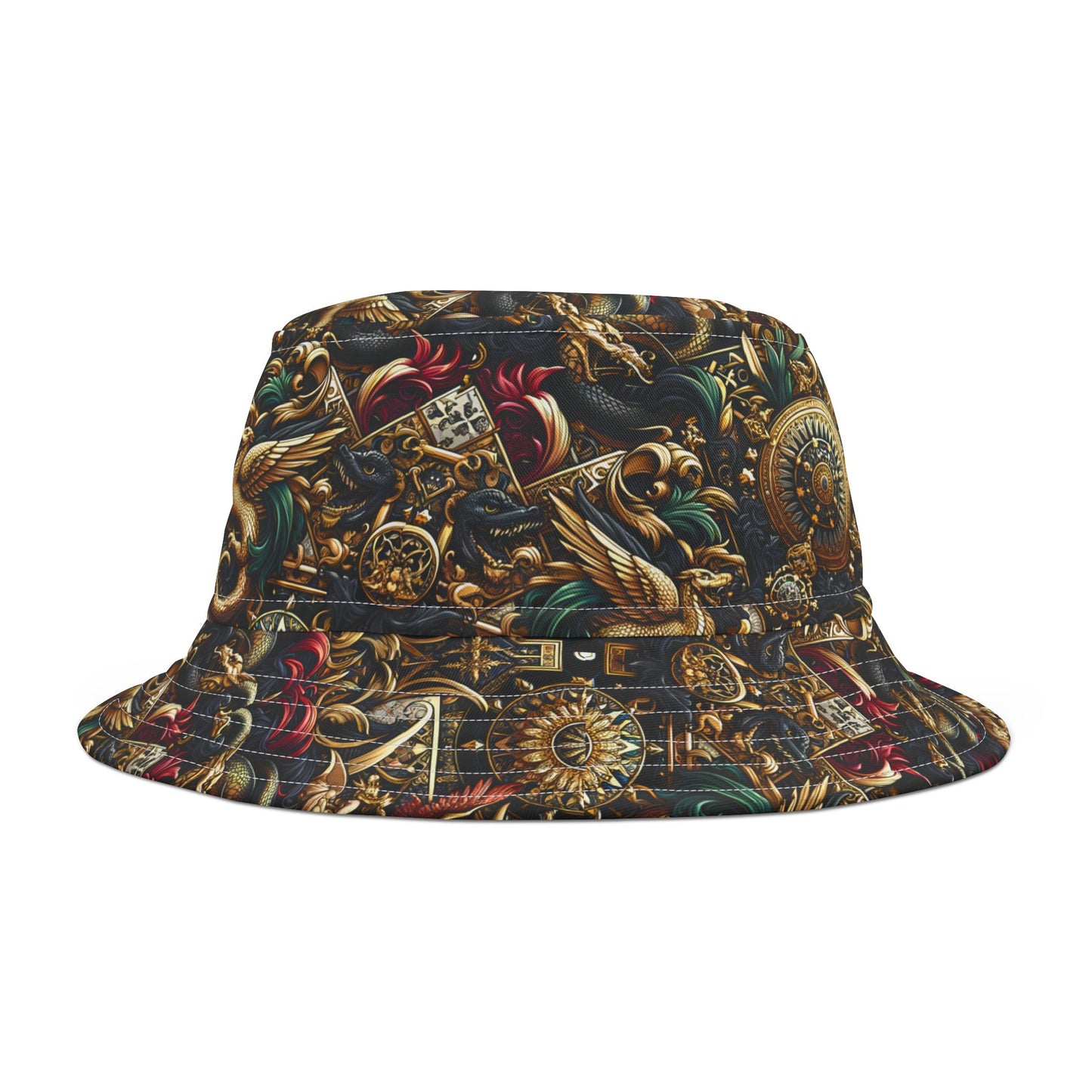Digital Renaissance Luxurious Streetwear Inspired By Classical Art With a Modern Twist Bucket Hat - 8404 Design-76
