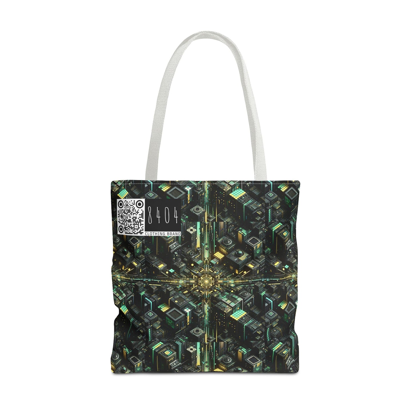 Tech Noir Graphics Tech-Inspired Streetwear Tote Bag - 8404 Design-66