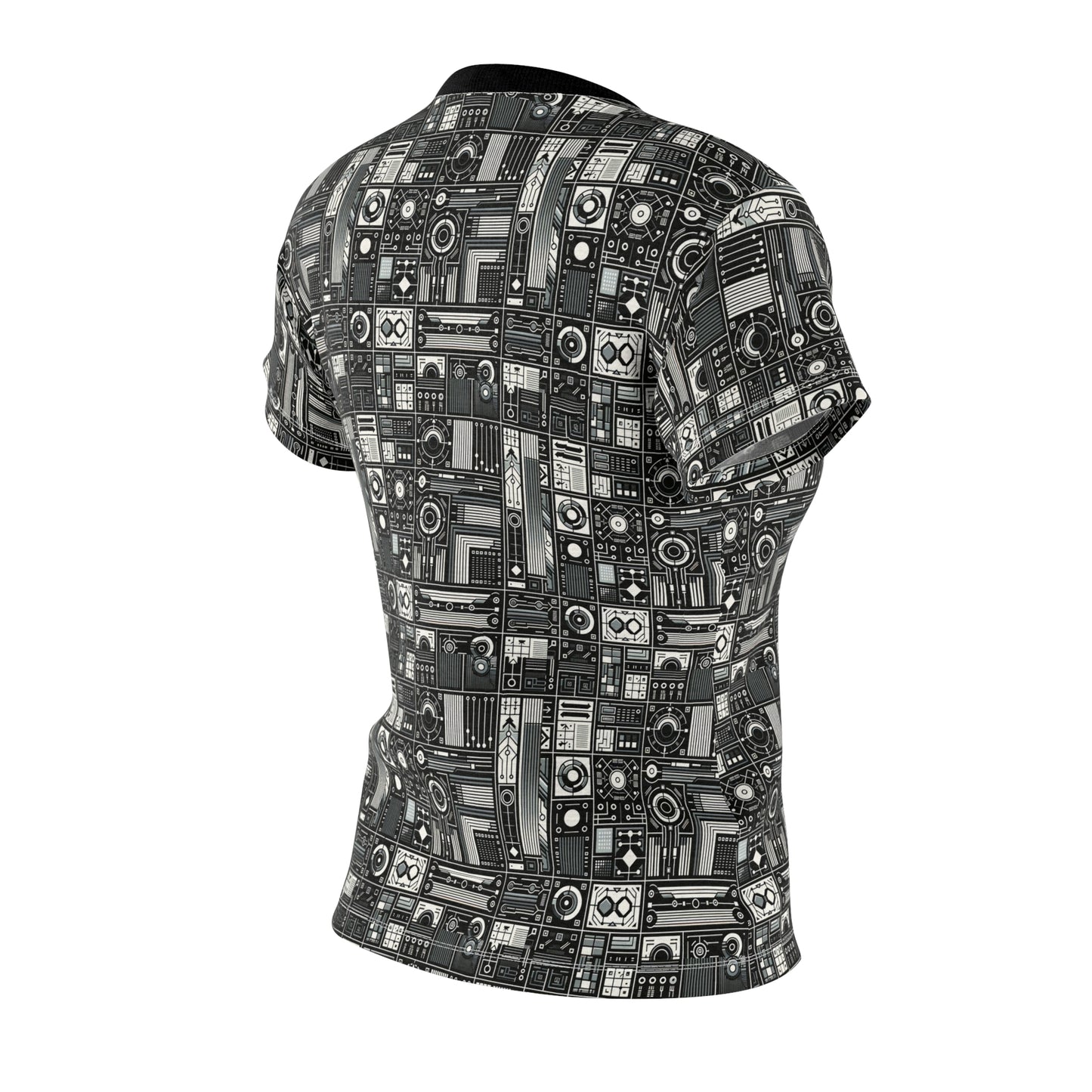 Digital Minimalism Minimalist Tech Women's Cut & Sew Tee - 8404 Design-62