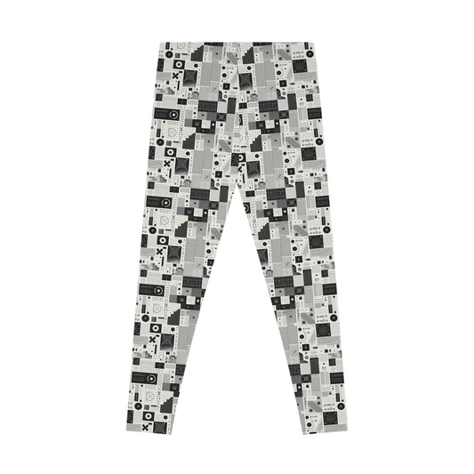 Digital Minimalism Minimalist Tech Stretch Leggings - 8404 Design-50