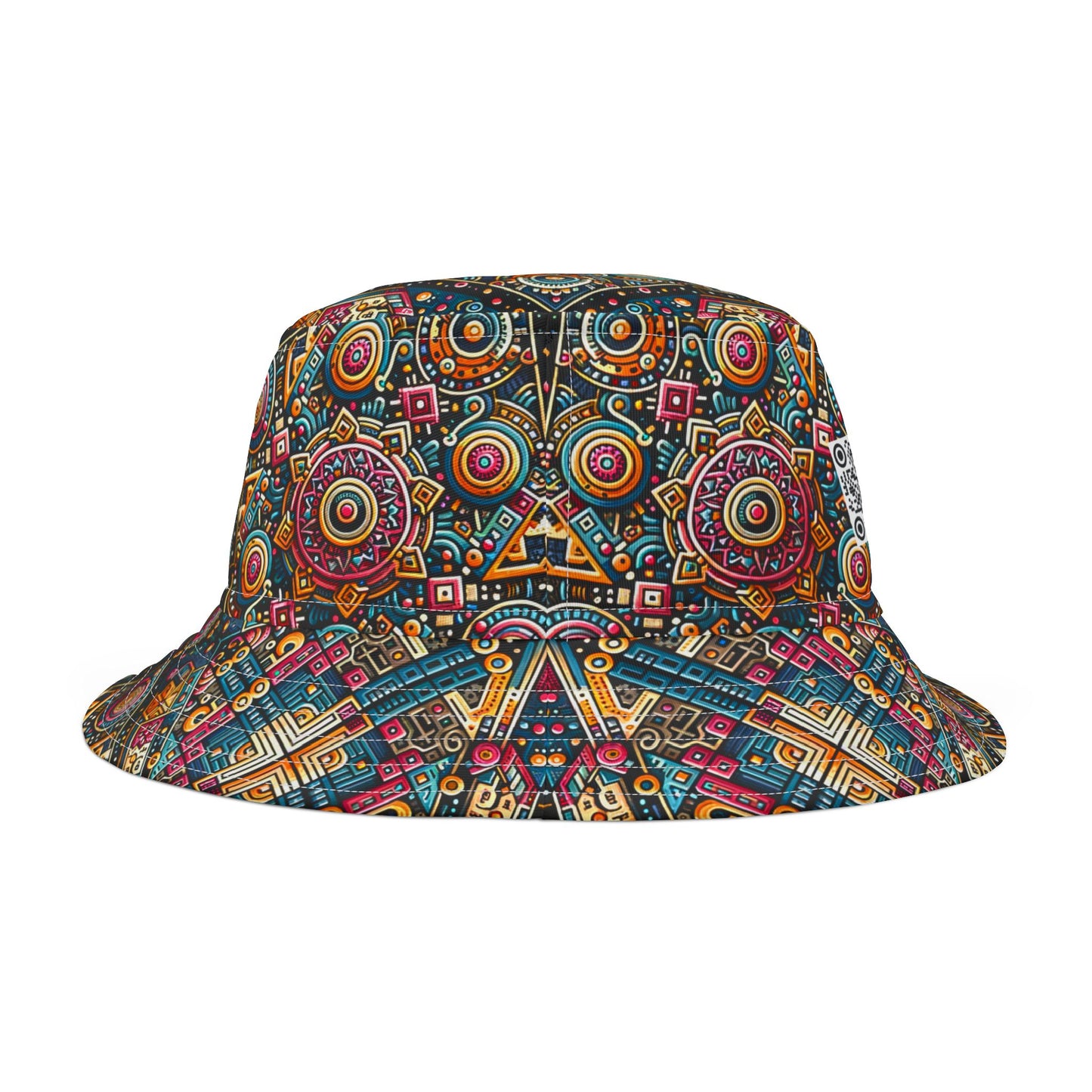Cultural Fusion Tech Blend of Cultural Heritage With Tech-Inspired Elements Bucket Hat - 8404 Design-58