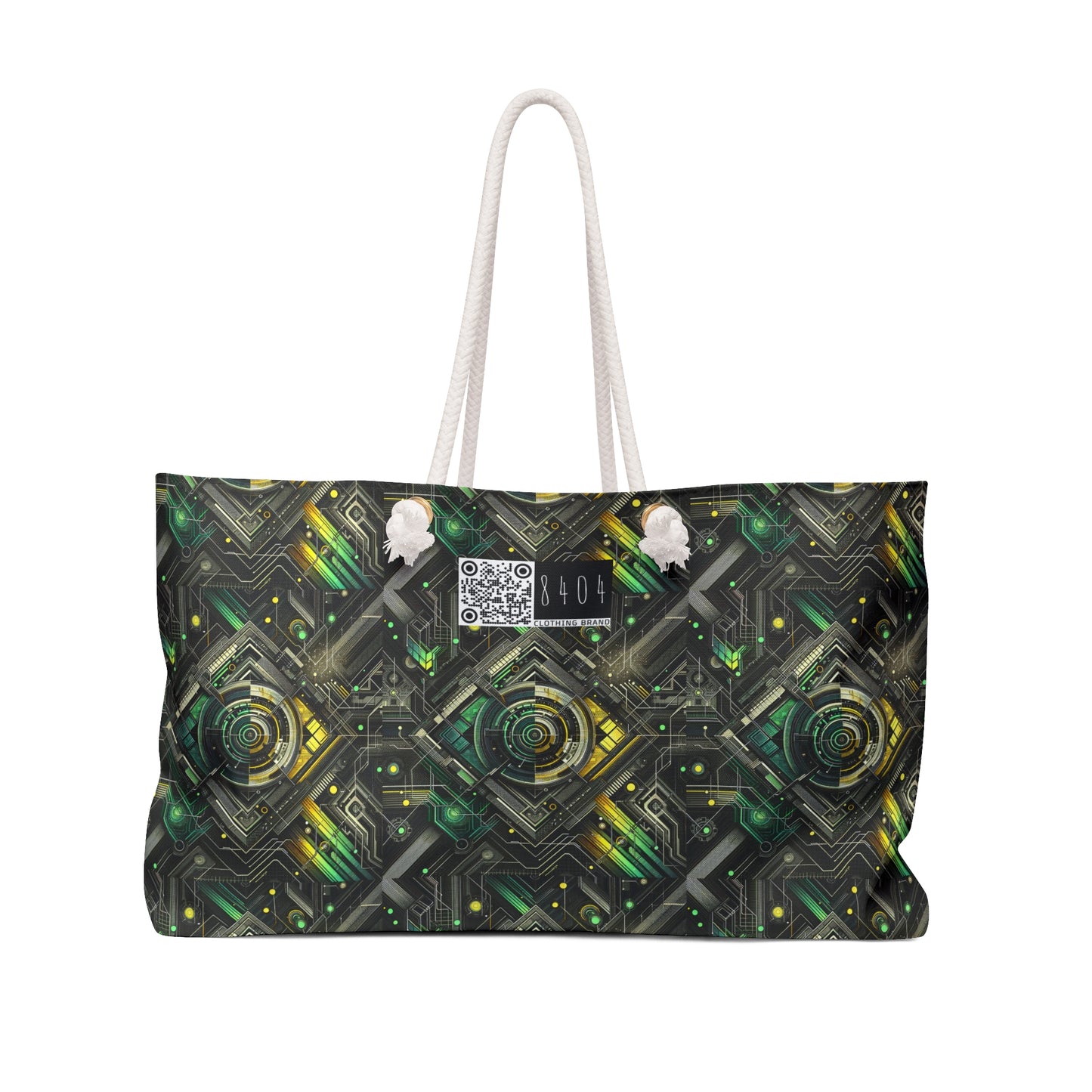 Tech Noir Graphics Tech-Inspired Streetwear Weekender Bag - 8404 Design-57