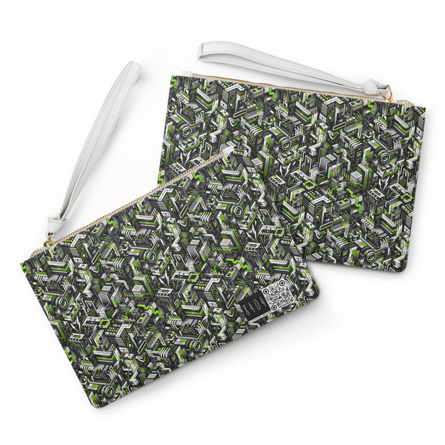 Graffiti Tech Fusion Bold Streetwear Fusion Clutch Bag - 8404 Design-53