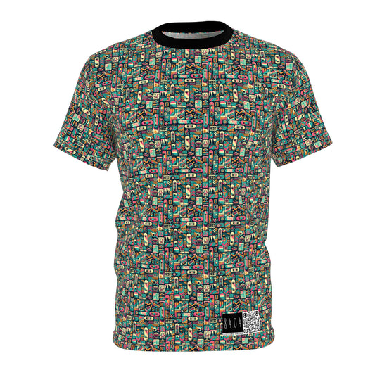 Skate Culture Revival Urban Retro Cool Unisex Cut & Sew Tee - 8404 Design-61