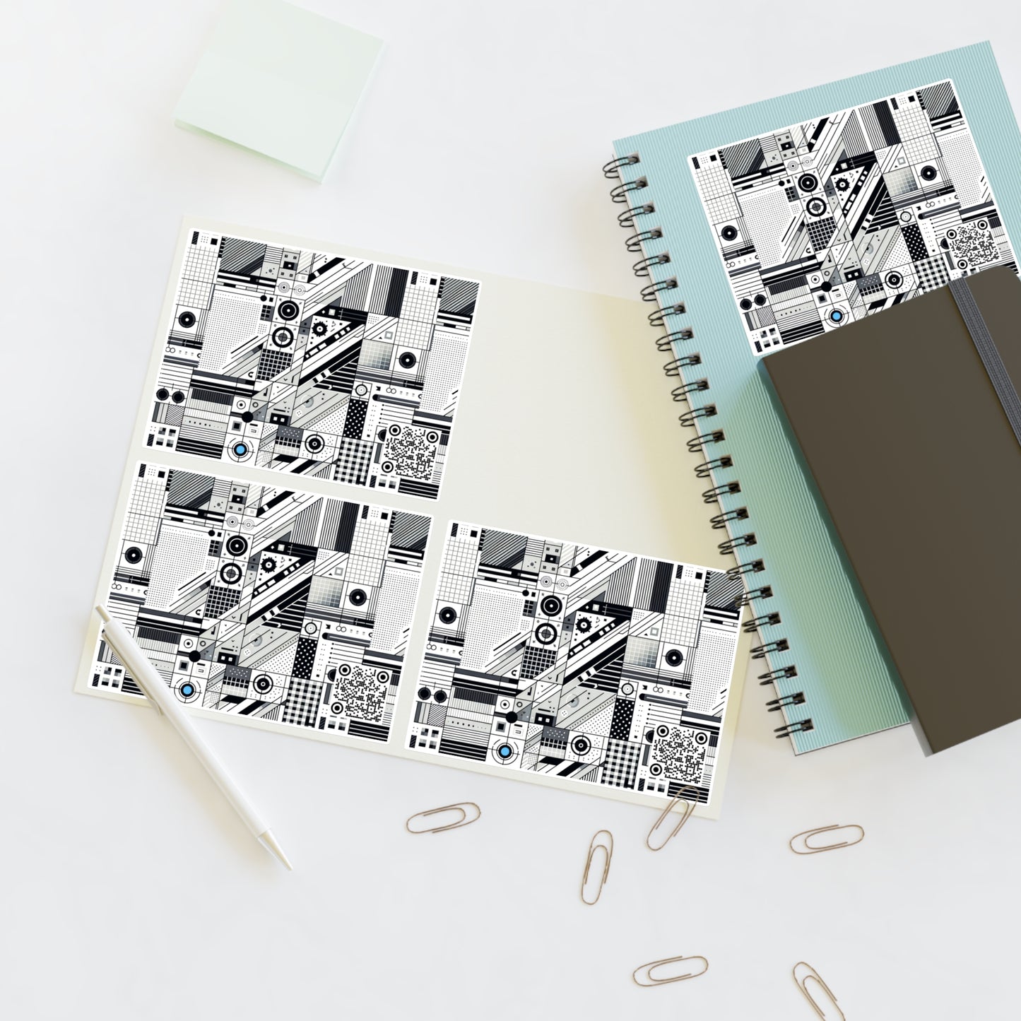 Digital Minimalism Minimalist Tech Sticker Sheets - 8404 Design-52