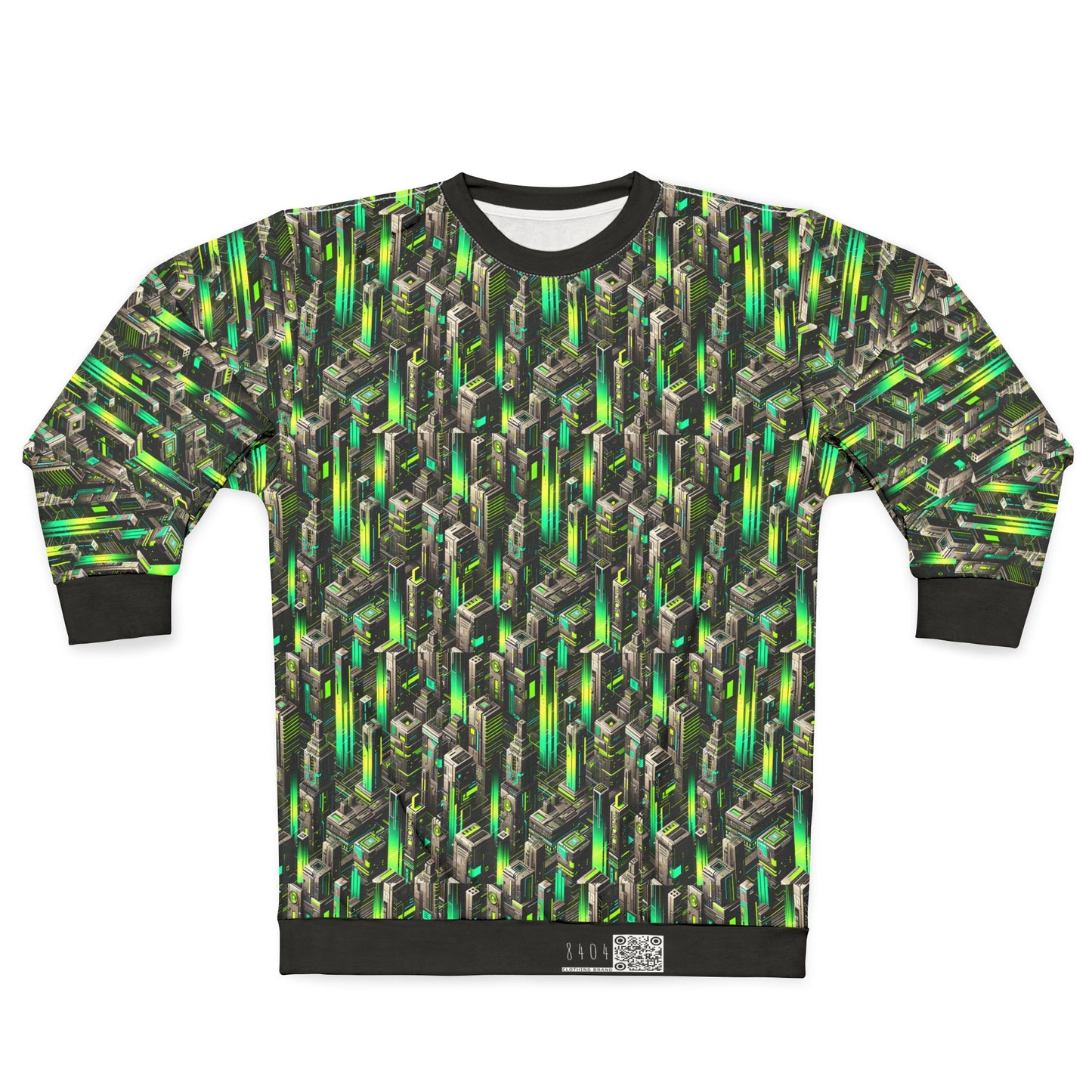 Digital Rebellion Tech-Forward Streetwear Sweatshirt - 8404 Design-63