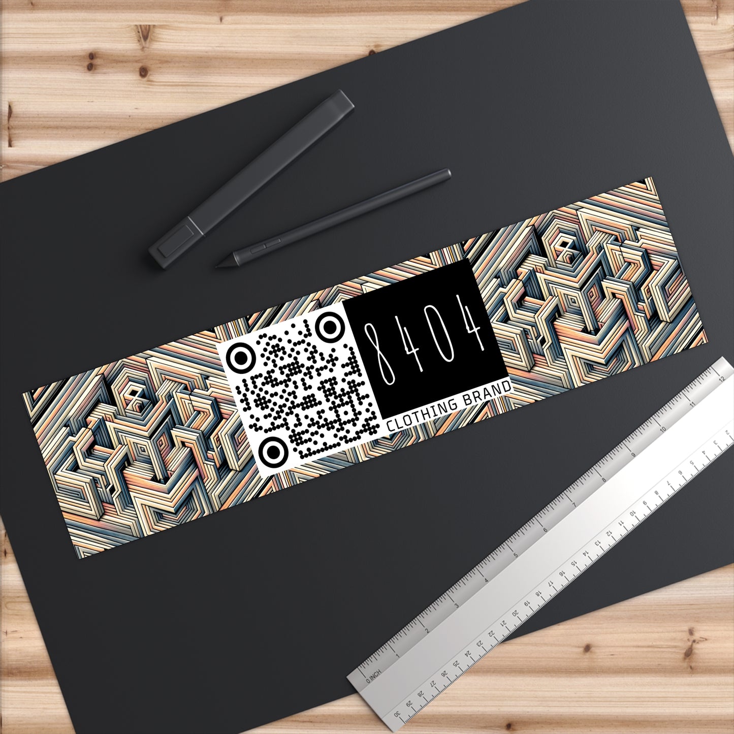 Tech Illusion Graphics Futuristic Artistry Bumper Sticker - 8404 Design-52