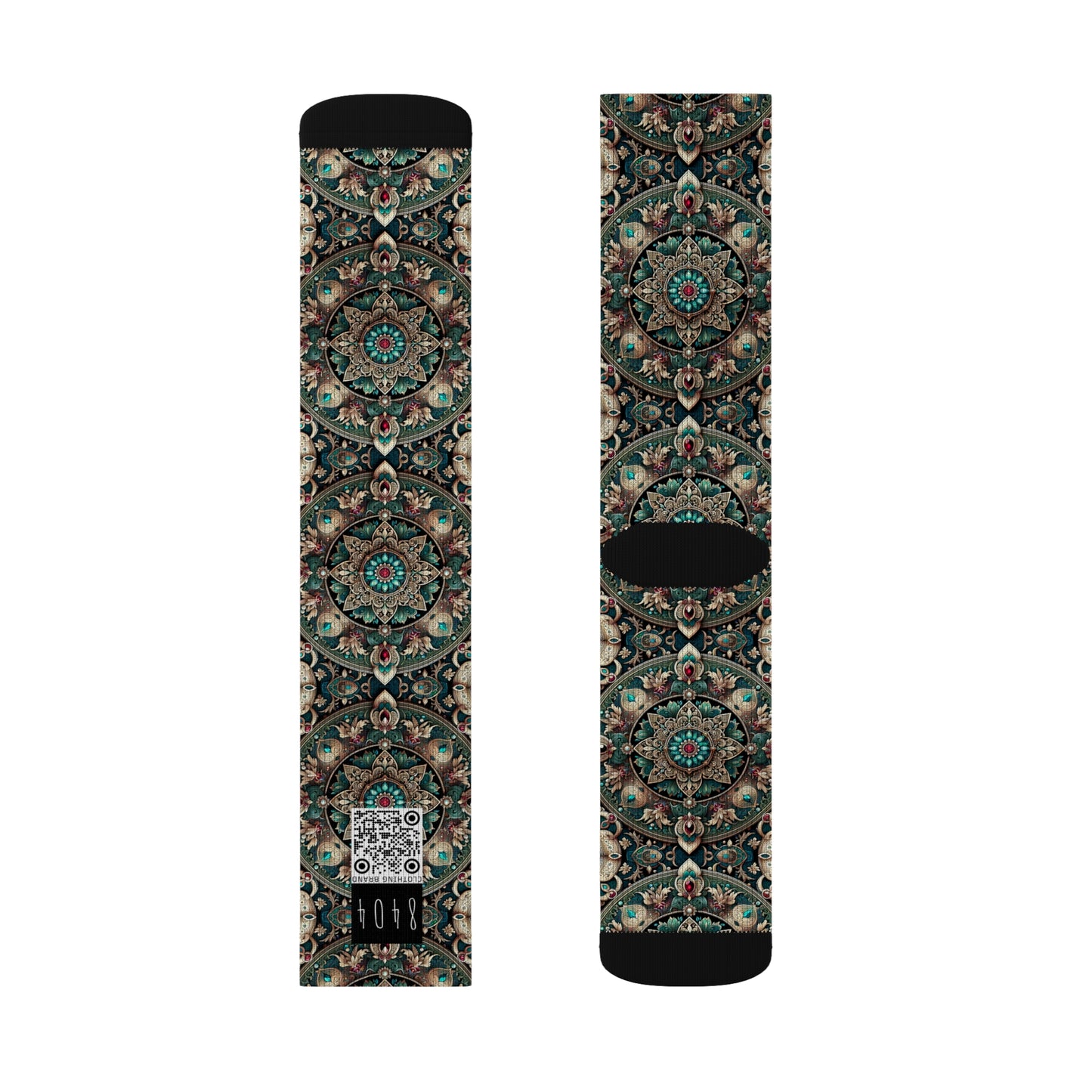 Neo-Dandyism Modern Dandy Streetwear Sublimation Socks - 8404 Design-56