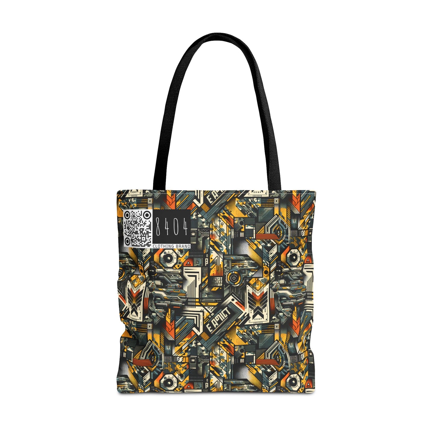 Digital Punk Futuristic Grunge Tote Bag - 8404 Design-49