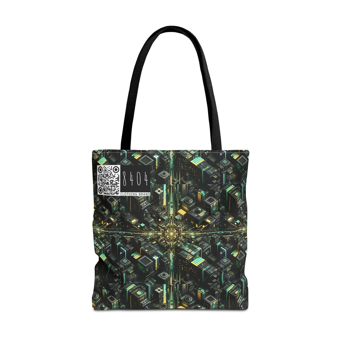 Tech Noir Graphics Tech-Inspired Streetwear Tote Bag - 8404 Design-66