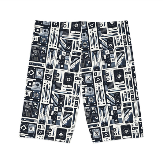 Minimalist Athleisure Minimalist Tech Women's Bike Shorts - 8404 Design-60