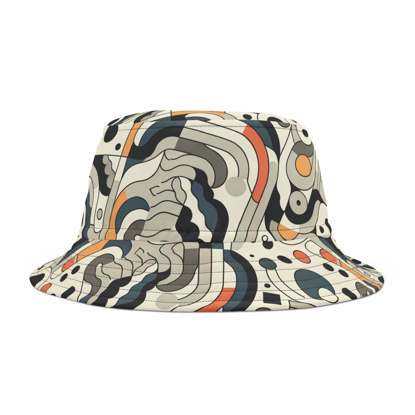 Modern Minimalism Minimalist Tech Bucket Hat - 8404 Design-60