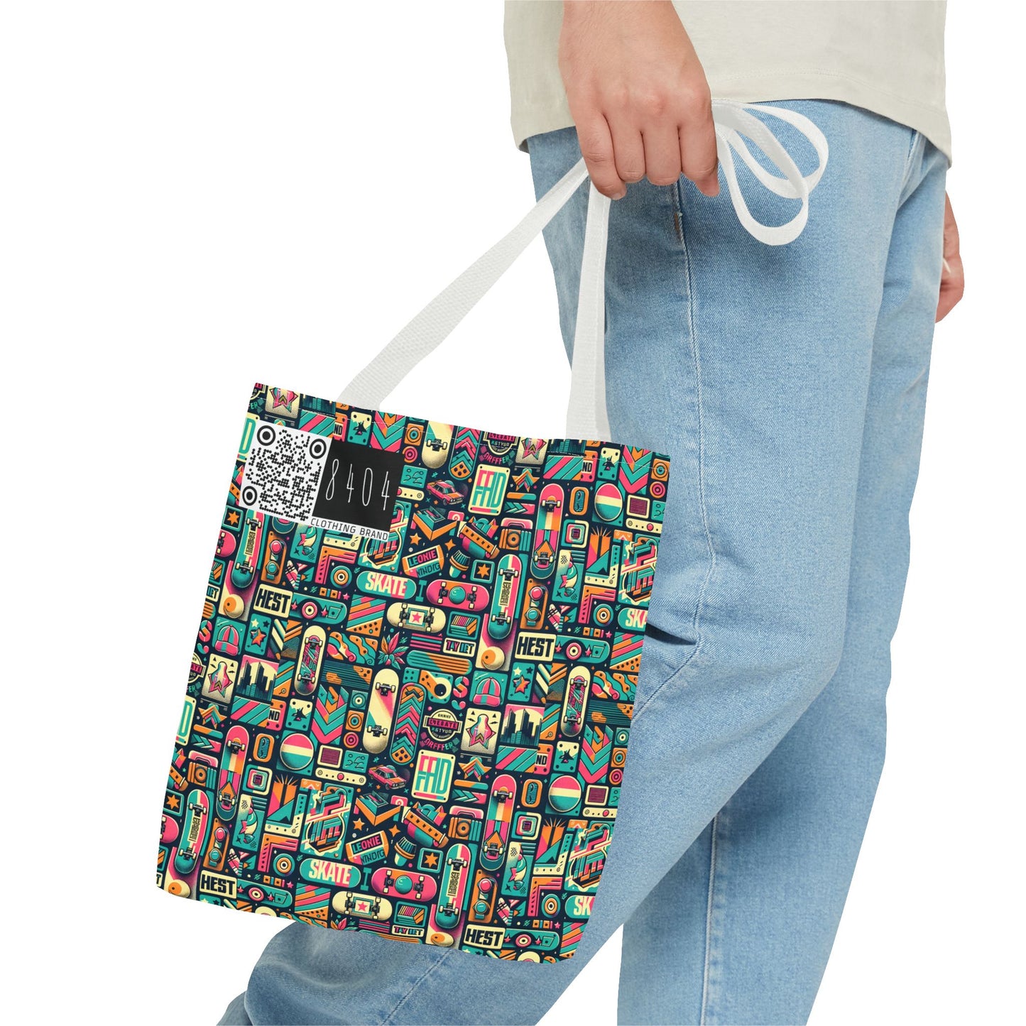 Skate Culture Revival Urban Retro Cool Tote Bag - 8404 Design-61